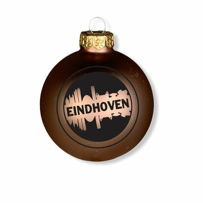 Kerstbal voorzien van de skyline van EINDHOVEN 7