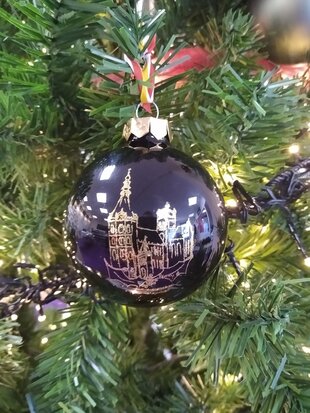 Kerstballen set van 6 stadsgezichten van 's-Hertogenbosch